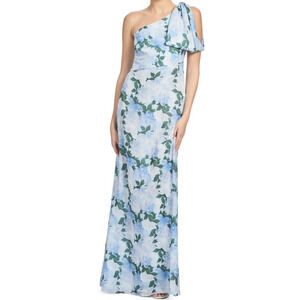 Sachin + Babi Light Blue Floral Maxi Dress